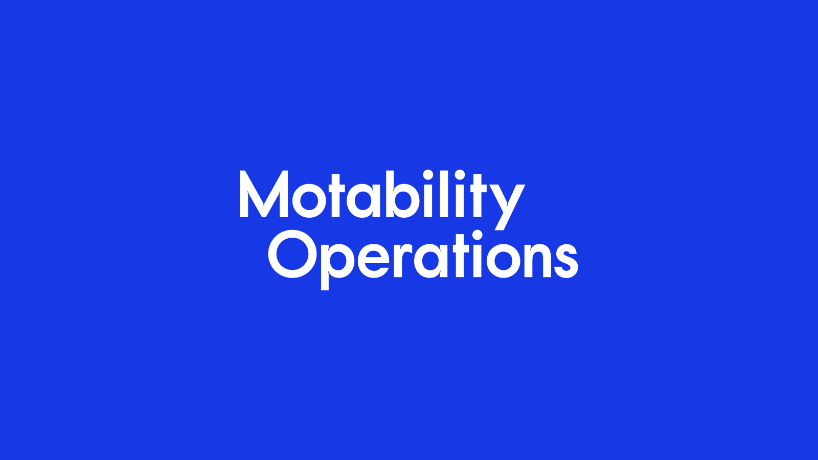 Motability Operations Logo